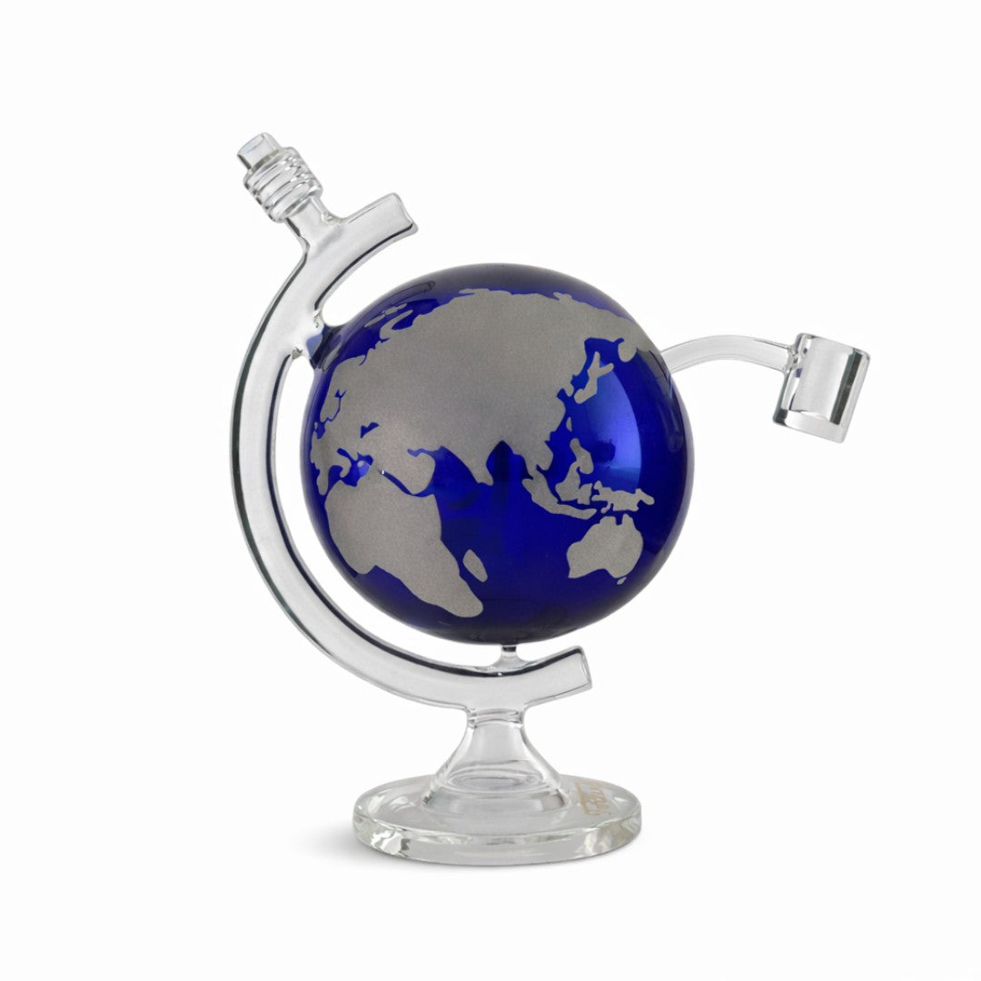 Fortune | 7.5" Globe World Map Glass Bong – 14mm Joint Glass Bong Fortune