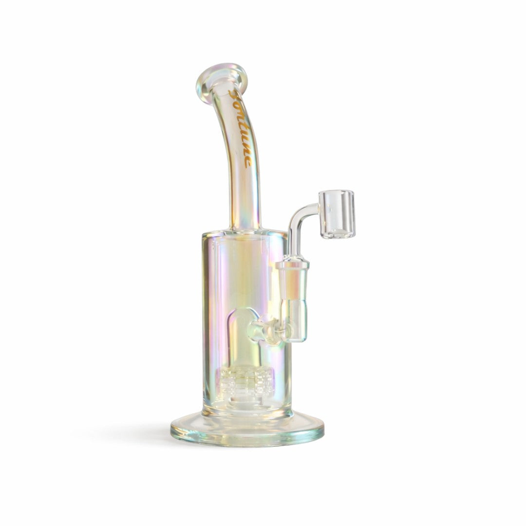 Fortune | 10" Matrix Perc Glass Dab Rig Glass Bong Fortune Sunshine