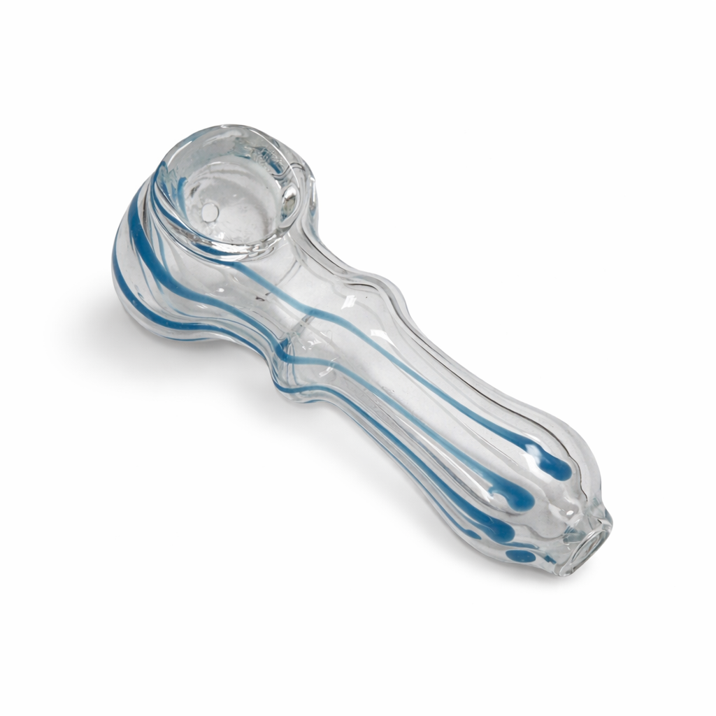 2.5" Double Glass Pipe – 2-Pack (Assorted Mixed Colors) Glass Pipe Super Supplys Inc