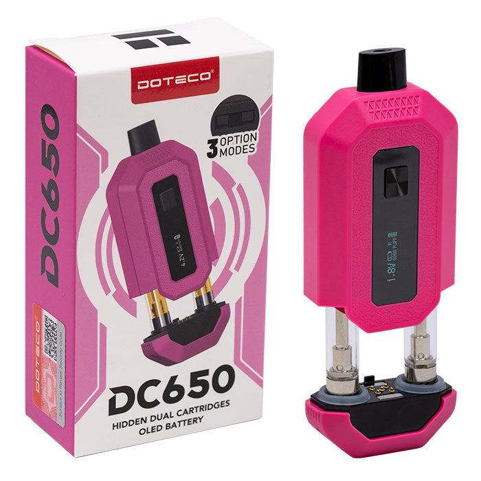DOTECO | DC650 Dual Cartridge 510 Battery - 10CT 510 Battery Super Supplys Inc