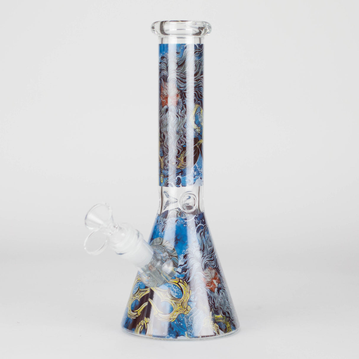 Z10" Myth Design Glass Beaker Bong Glass Bong 777 Smoke Design4