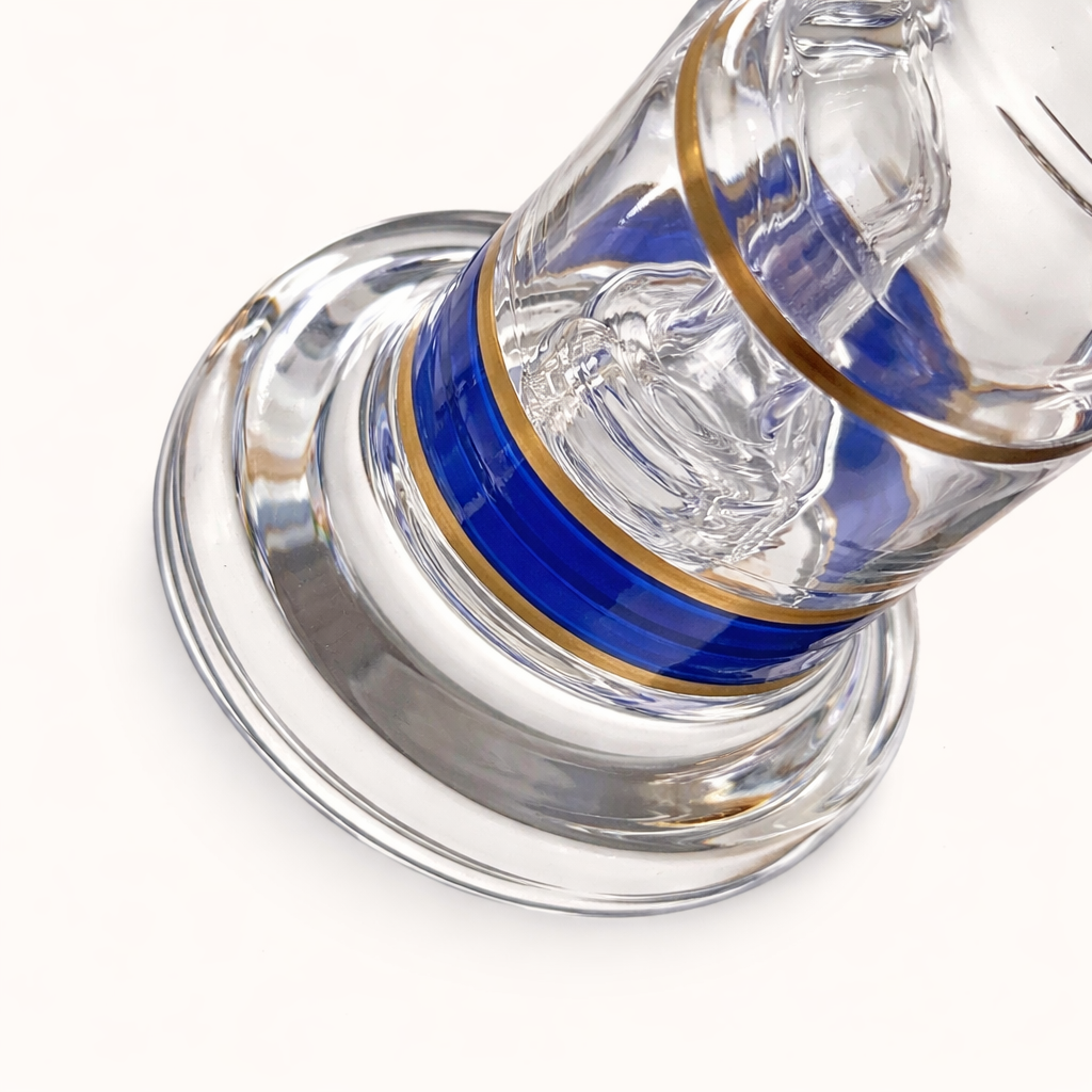 Mini Crown 6” Circ Perc Glass Bong Glass Rig Super Supplys Inc