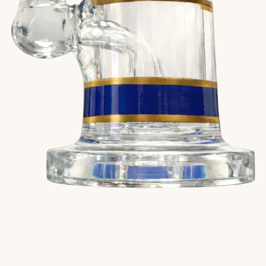 Mini Crown 6” Circ Perc Glass Bong Glass Rig Super Supplys Inc