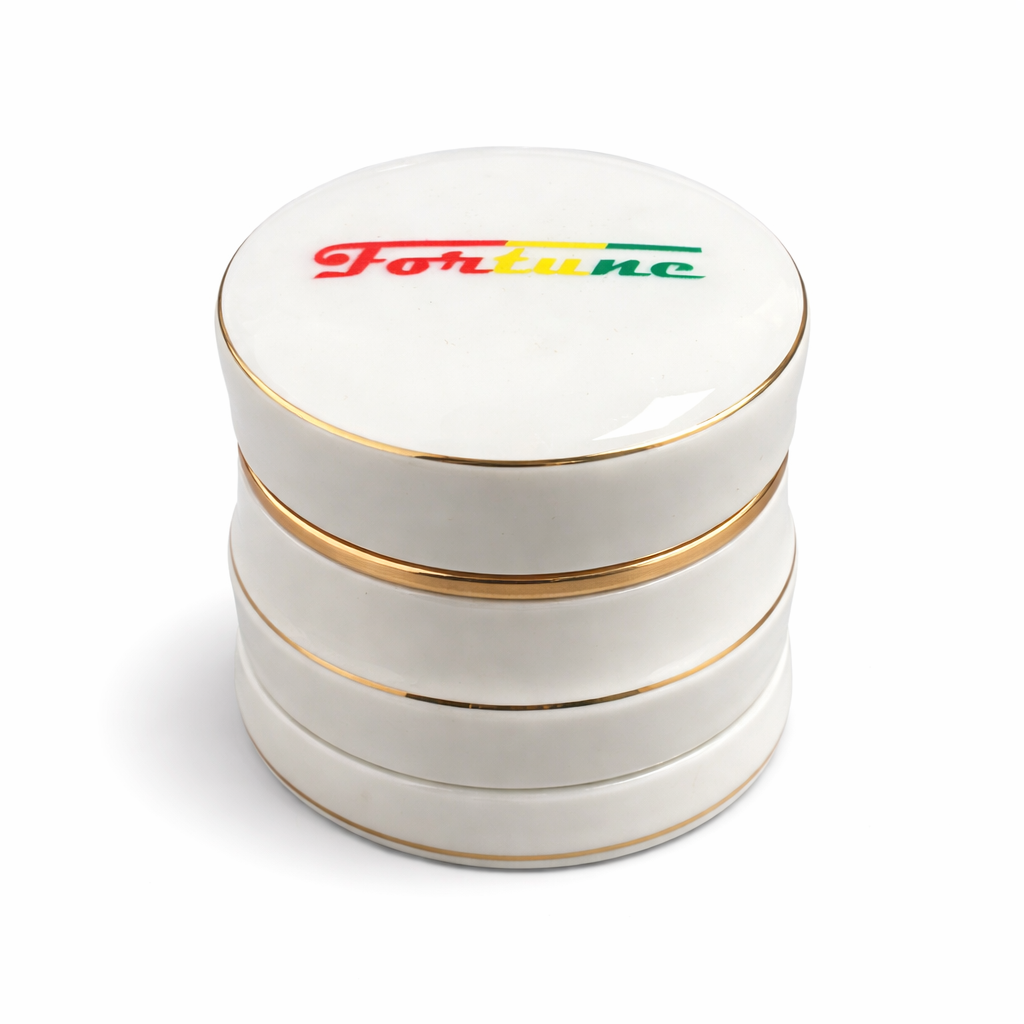 Fortune | Ceramic Grinder – Premium Finish with Zinc Alloy Core Regular Grinder Fortune White