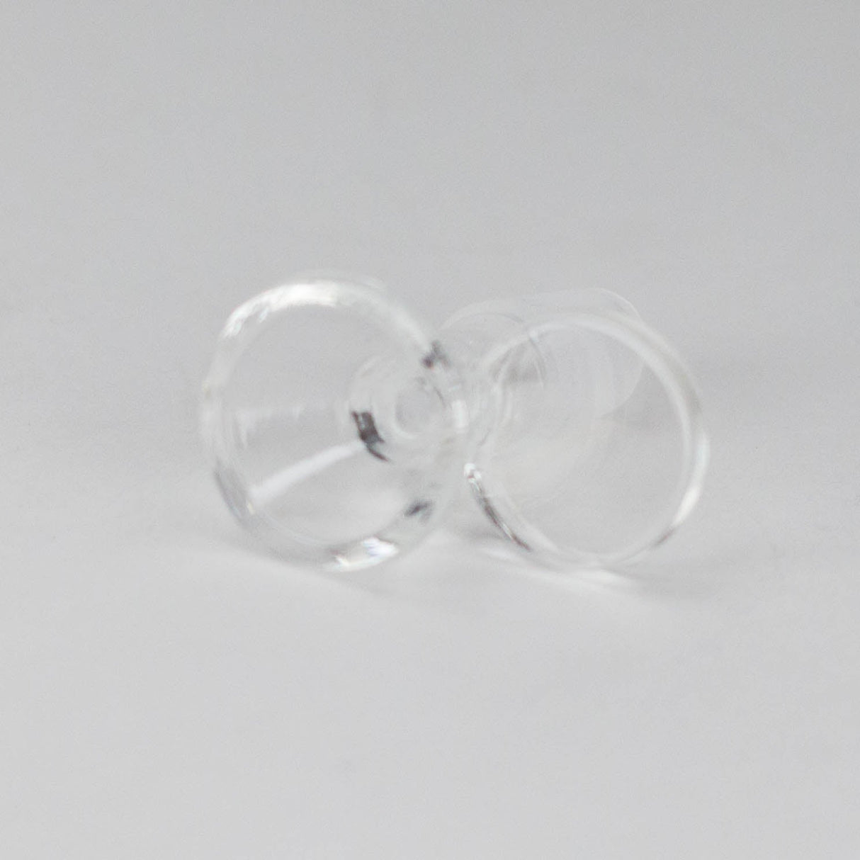 Clear Thick Glass Bowl – 14mm Joint, Round Handle (Pack of 100) Bowl · Popper 777 Smoke