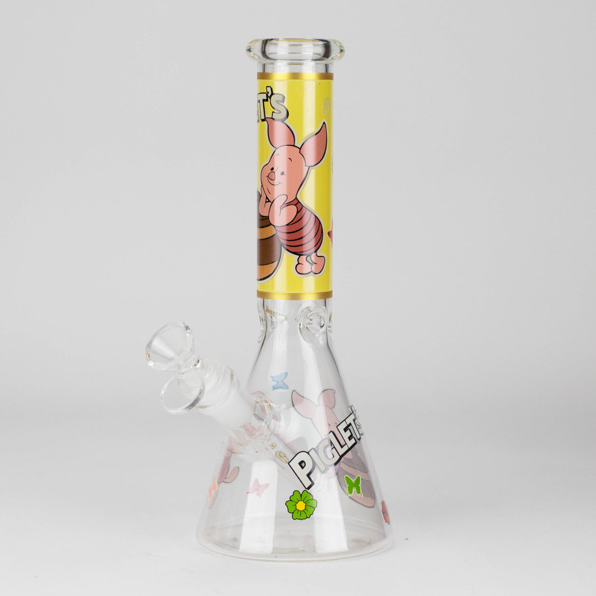 10" Cute Animals Design Glass Beaker Bong