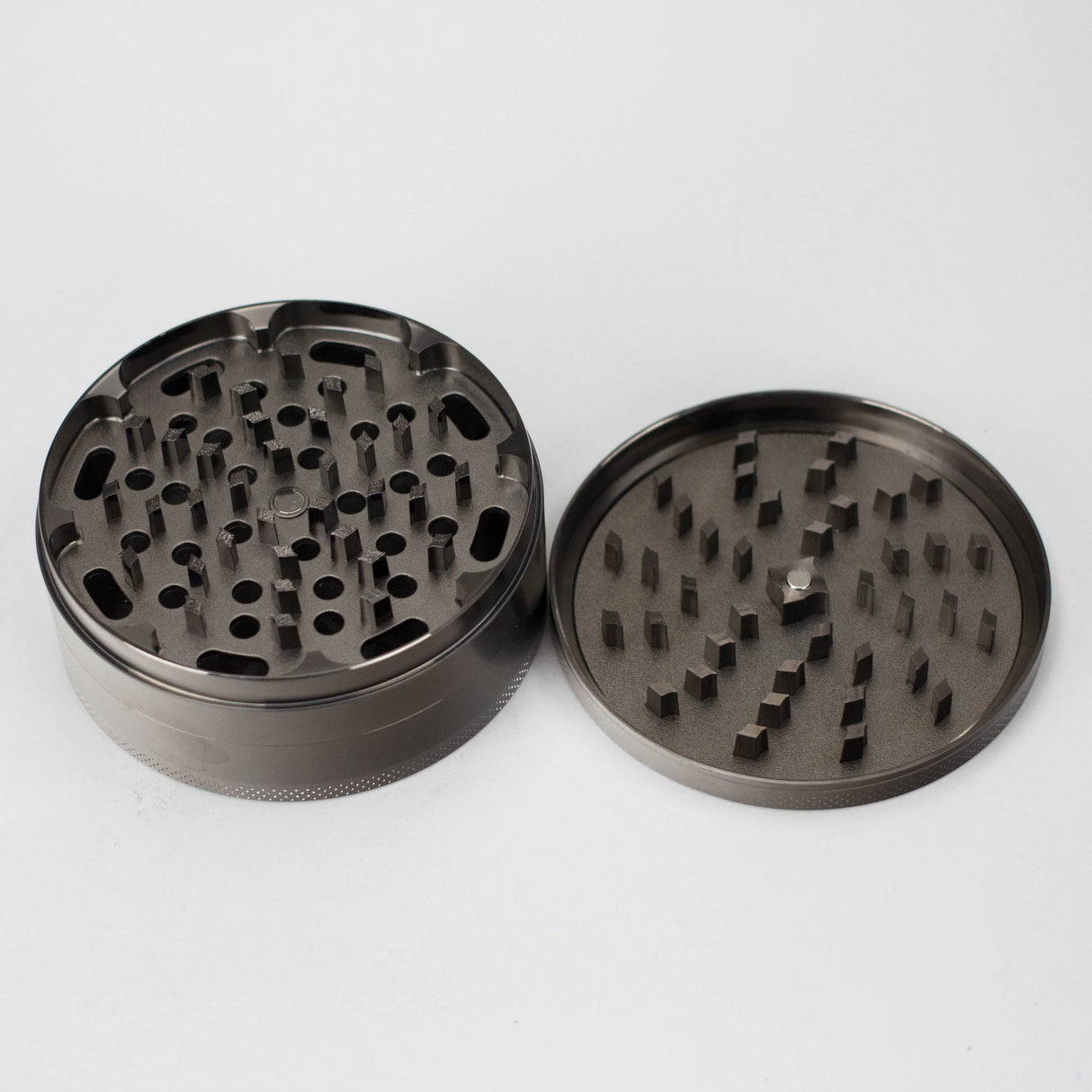 Zinc Gun Metal HIT Grinder 100mm 4pts Regular Grinder NIBO Distribution