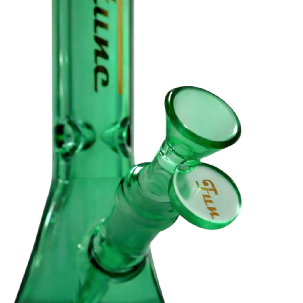 Fortune | 10" Pyramid Beaker Bong Glass Bong Fortune