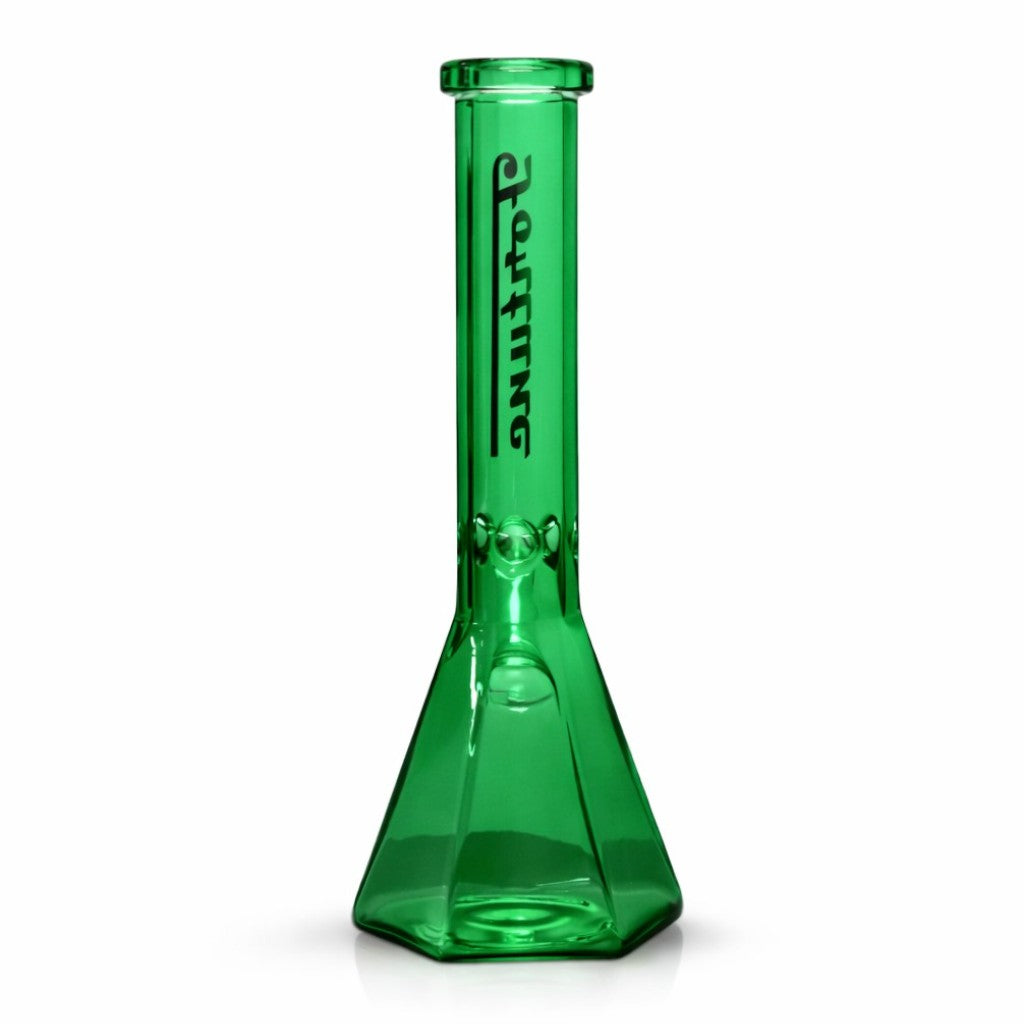Fortune | 10" Pyramid Beaker Bong Glass Bong Fortune
