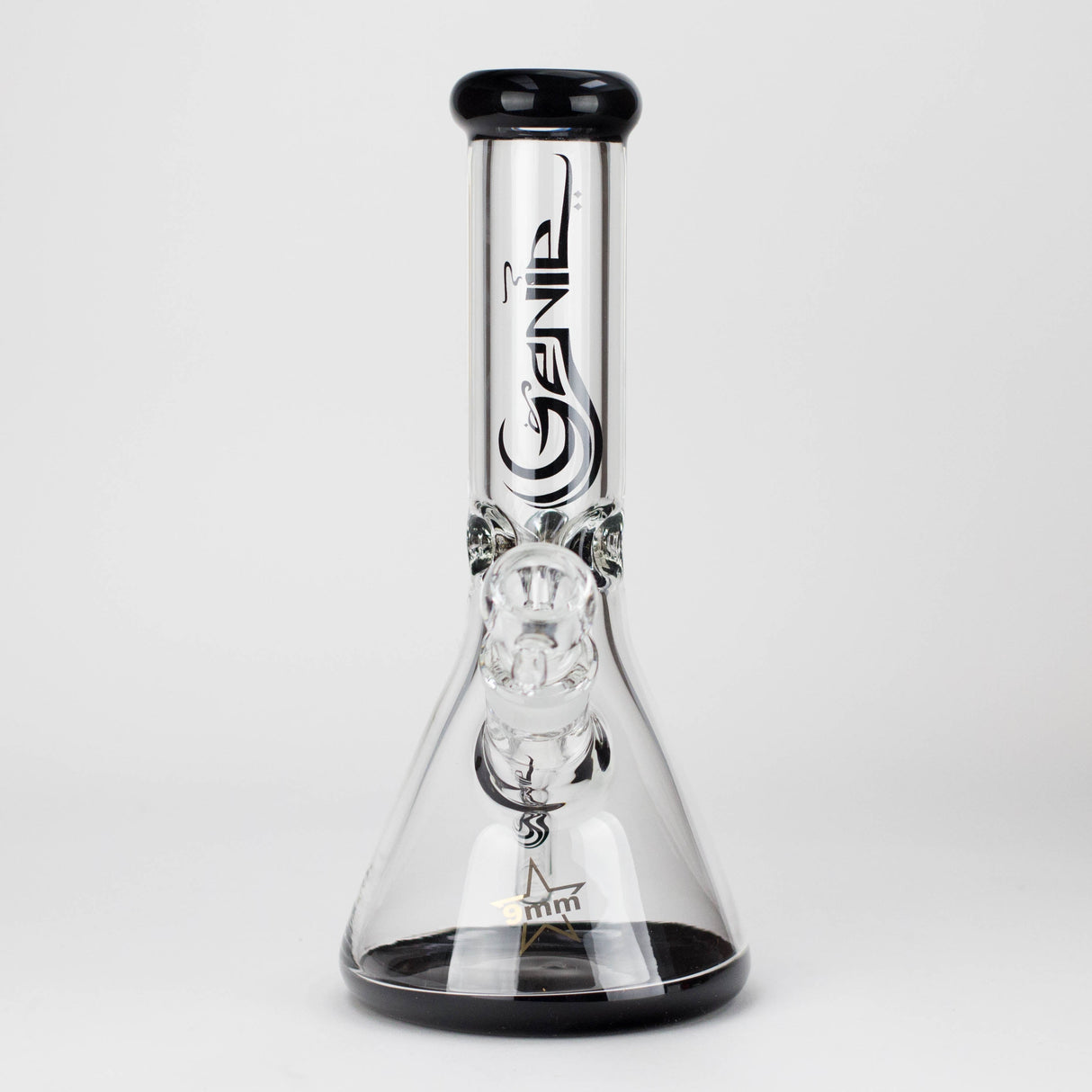 Genie | 12" Classic Beaker Bong – 9 mm Thick Clear Glass ( F7-001 ) Glass Bong ONE