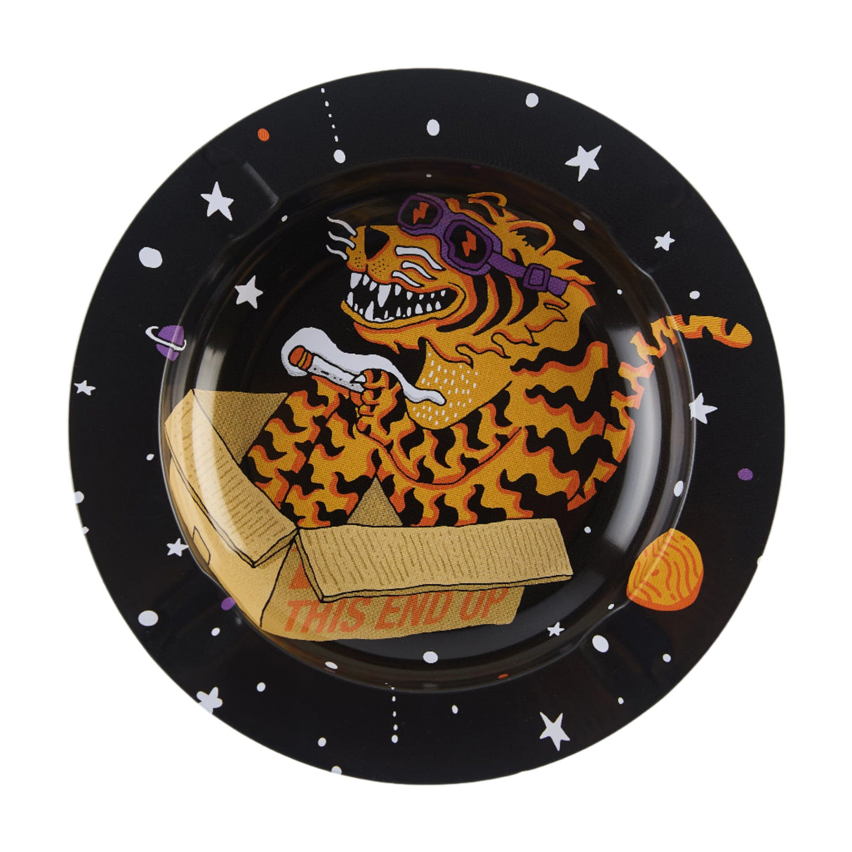 Slimjim X Jacob 9 Lives Ashtray - (Box of 18) Metal Ashtray SLIMJIM