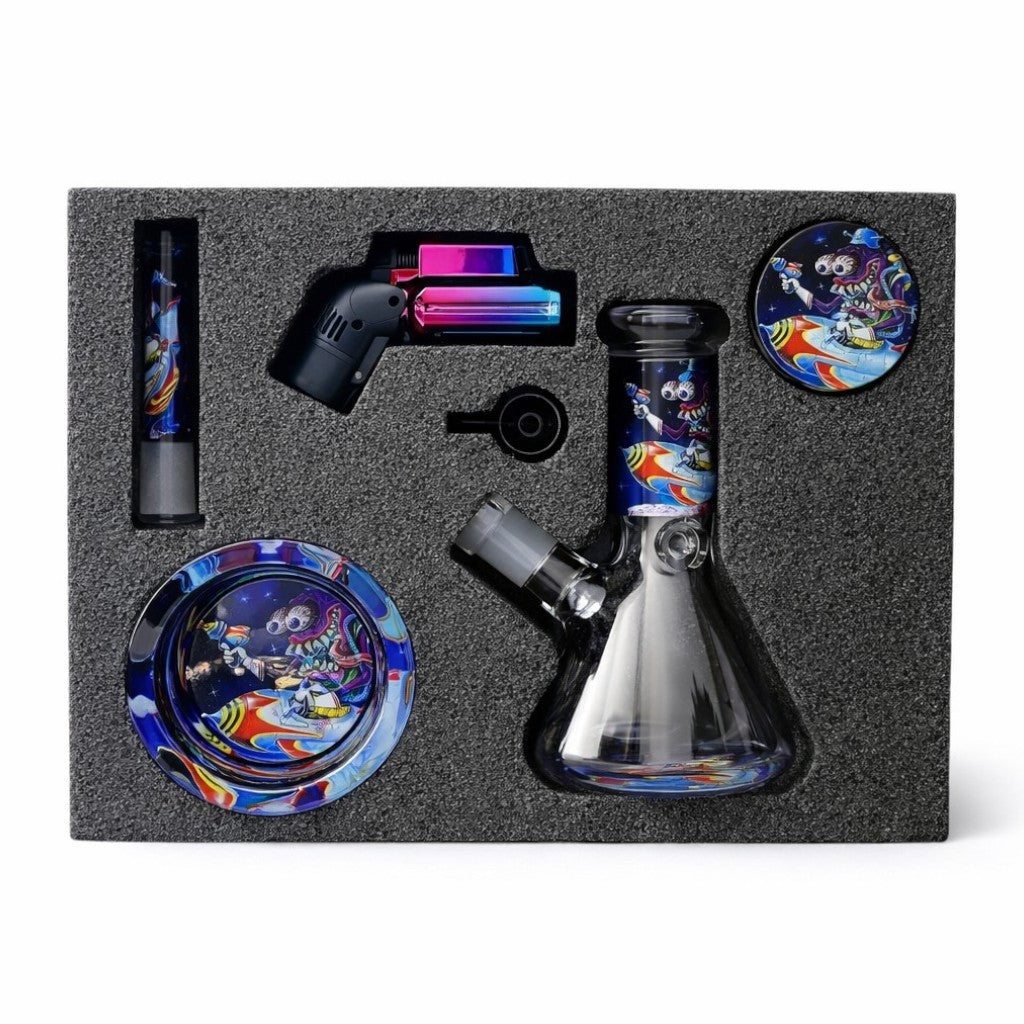 Retro Sci-Fi Alien Carrying Case Bundle Super Supplys Inc