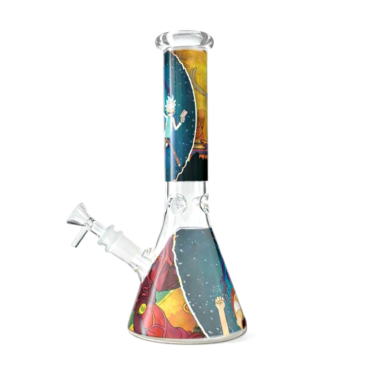 Portal Series 10” Graphic Beaker Bong Glass Bong Super Supplys Inc
