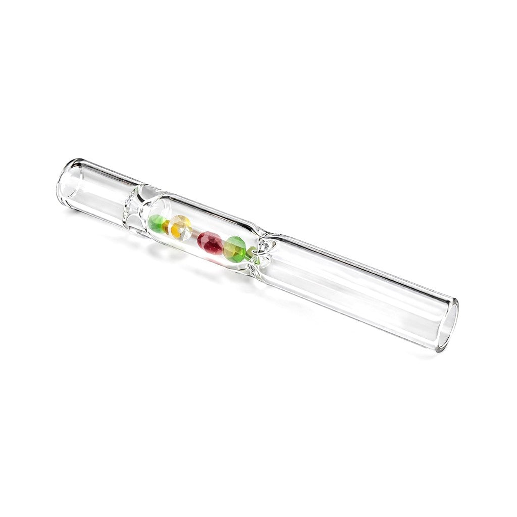 Crystal Core 4” One Hitter Set – Gem Infused Glass Collection 9-CT One Hitter Super Supplys Inc