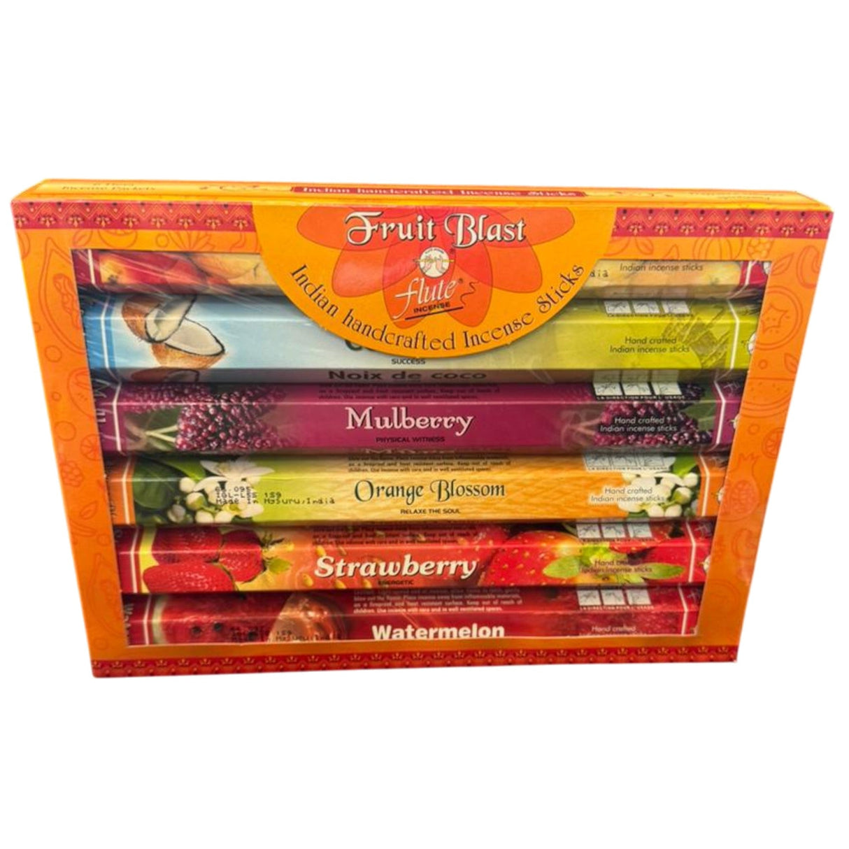Flute | Classic Incense Gift Pack of 6 Incense SunGlow Bundle 4