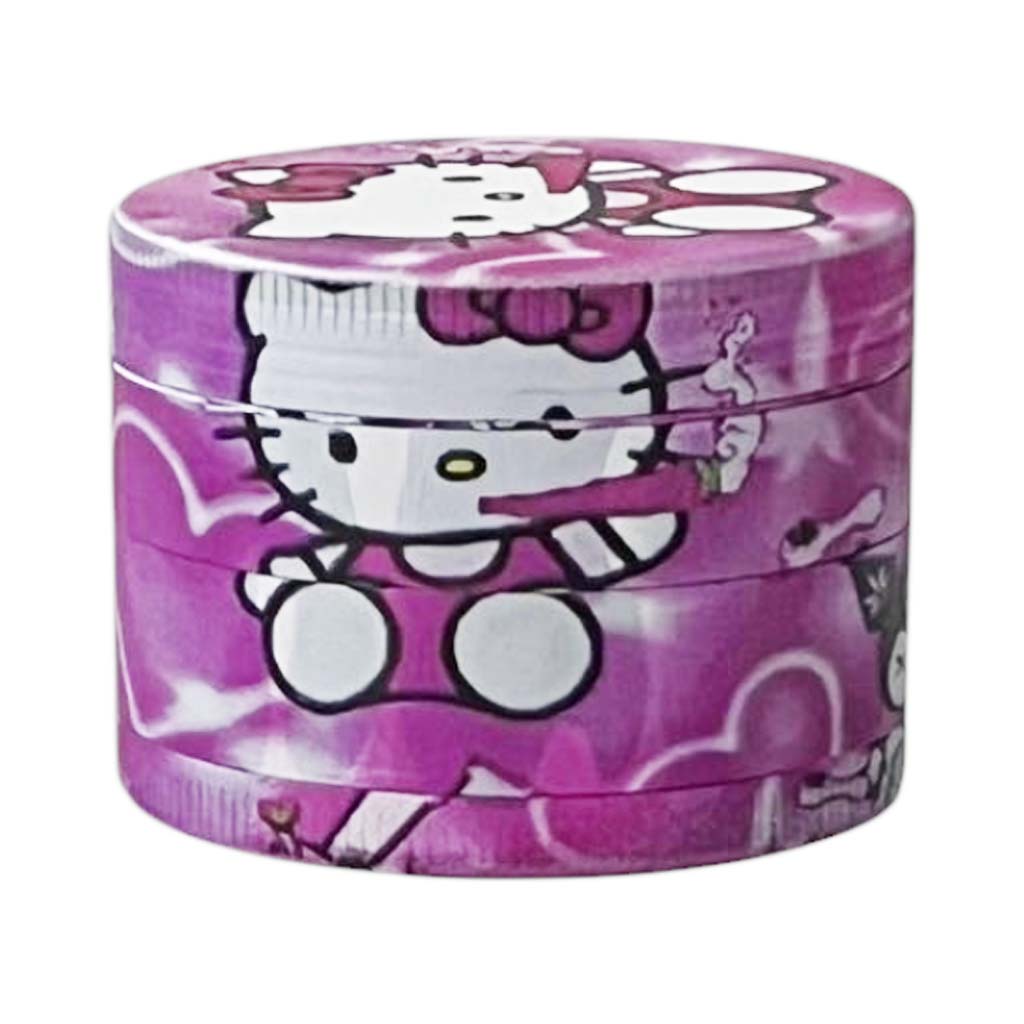 50mm*37mm Ketty Zinc Grinder-Assorted Design-12 Pcs/Display Display Pack Super Supplys Inc