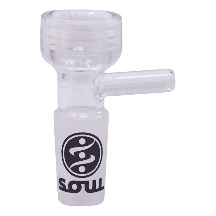 Minimalist Dot Soul Glass Bowl - 14mm Bowl · Popper Maple Craft Inc Clear