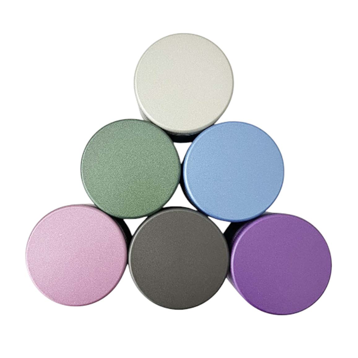 Cloud Clean 55mm – Residue-Free Aluminum Grinder Set -Assorted-6 Pcs/Display Display Pack Super Supplys Inc