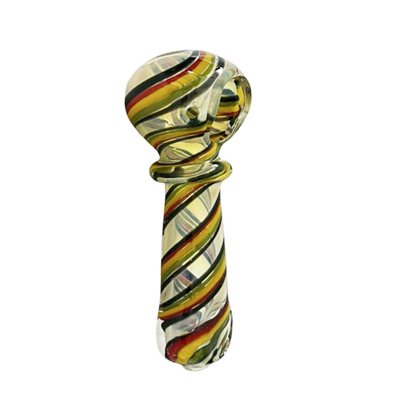 4-1/2" Candy Glass Wand Design Pipe -2ct Glass Pipe Super Supplys Inc