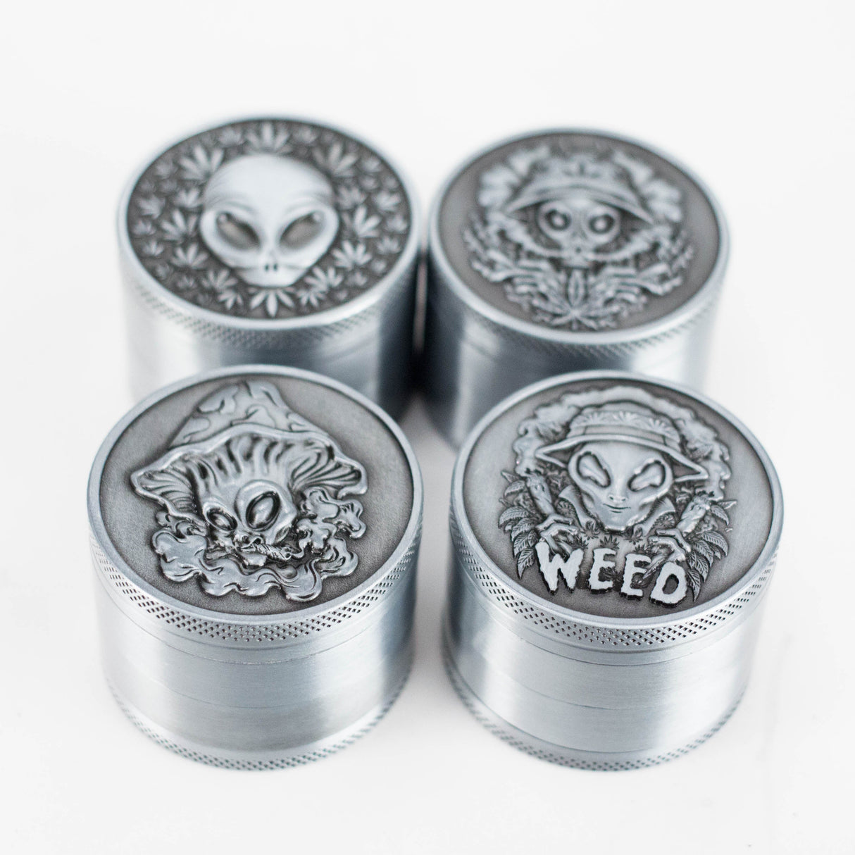 50mm Metal Grinder 4-Part (GS 2434) – Display / 12 Pack Display Pack LEHIGH WHOLESALE