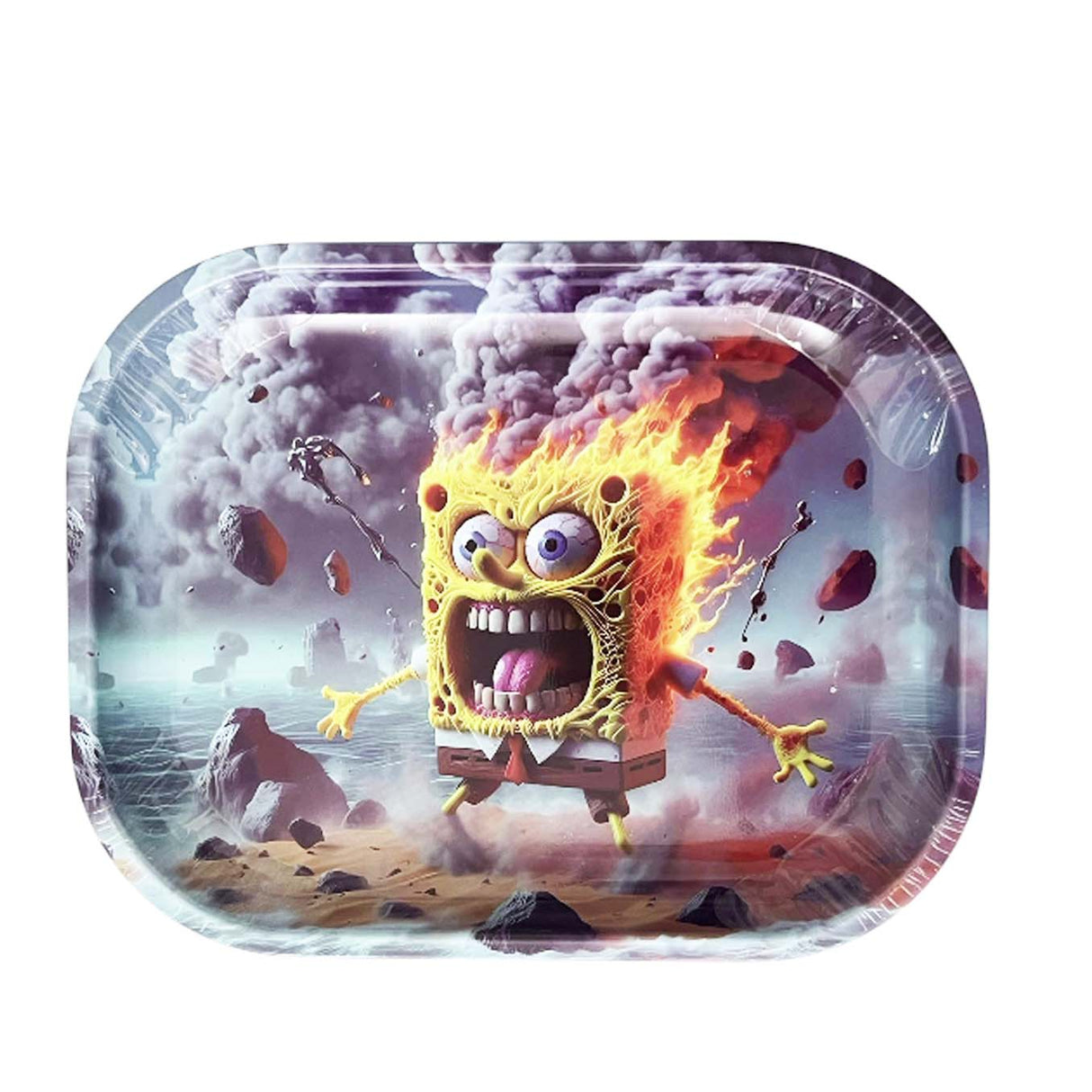Burnout Sponge Bundle Set w/ LED Ashtray Bundle Super Supplys Inc