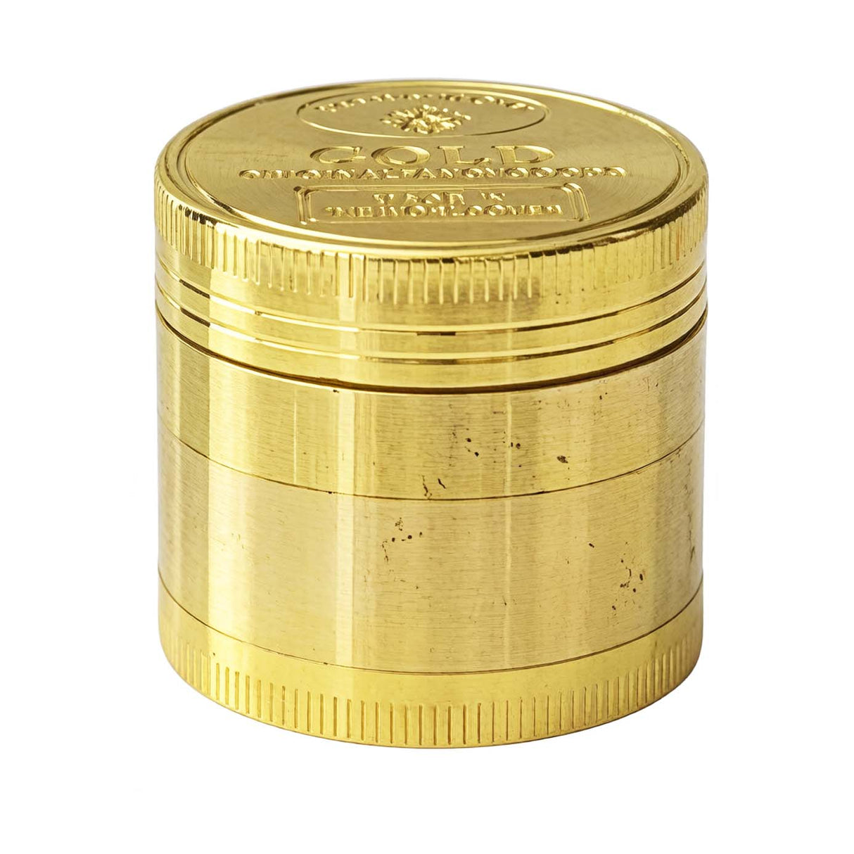 Golden Crown™ 4-Piece 40mm*38 mm Zinc Grinder-12 Pcs/Display Display Pack Super Supplys Inc