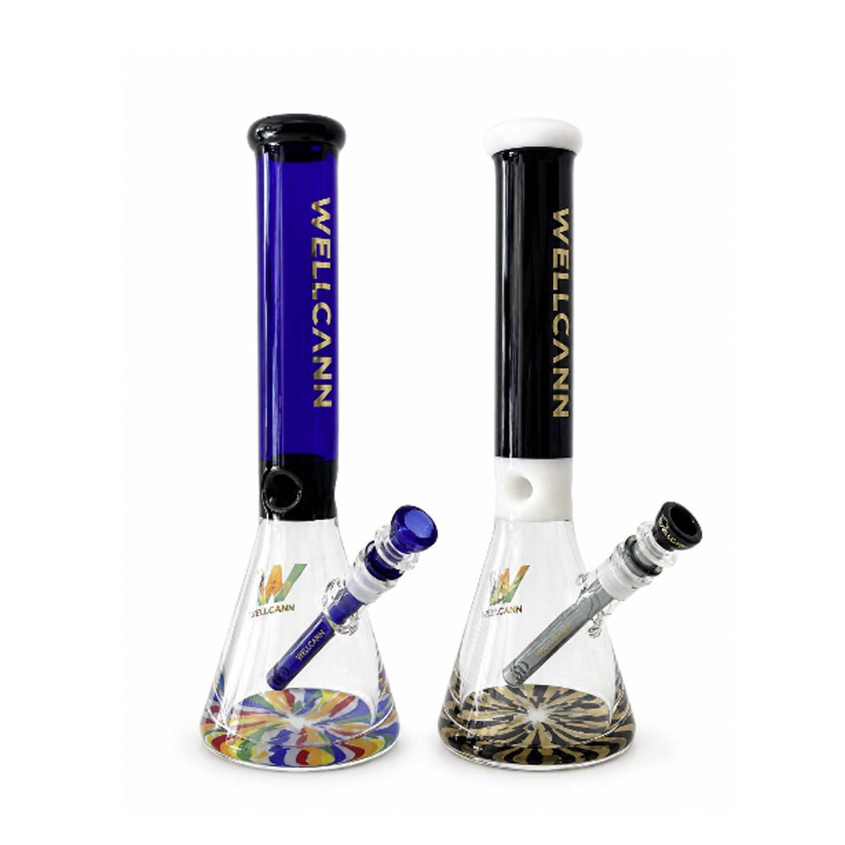 Wellcann 17" Prism Base Beaker Bong Glass Bong Super Supplys Inc