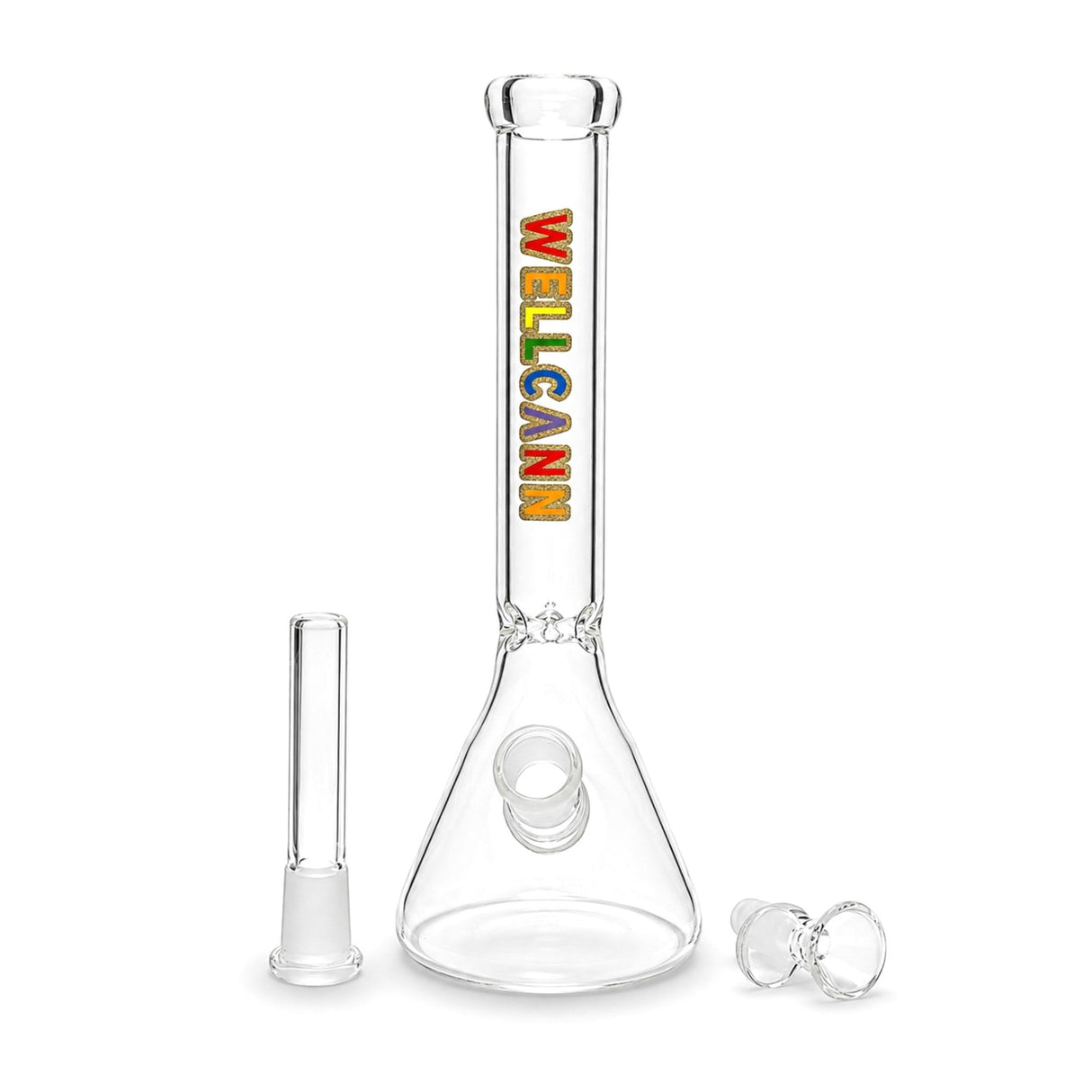WELLCANN | 11" Clear Beaker Bong Glass Bong Super Supplys Inc
