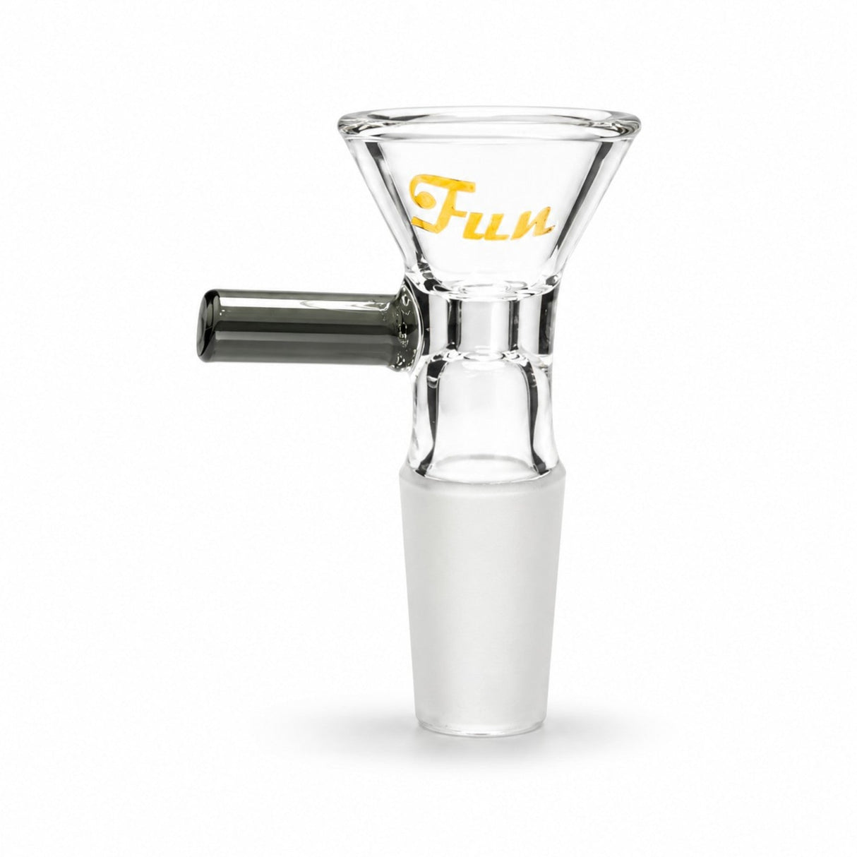 Fortune | 14mm Male Funnel Bowl Piece Bowl · Popper Fortune Smokey Grey