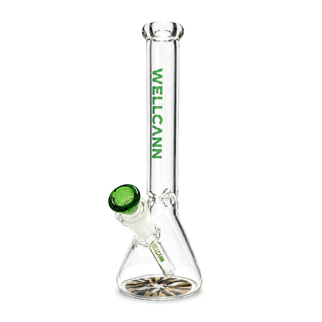 11" Wellcann Prism Base Beaker Bong Glass Bong Super Supplys Inc