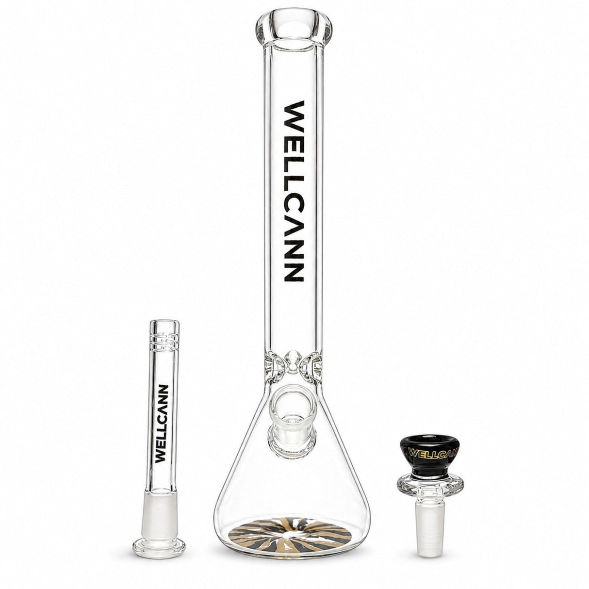 11" Wellcann Prism Base Beaker Bong Glass Bong Super Supplys Inc