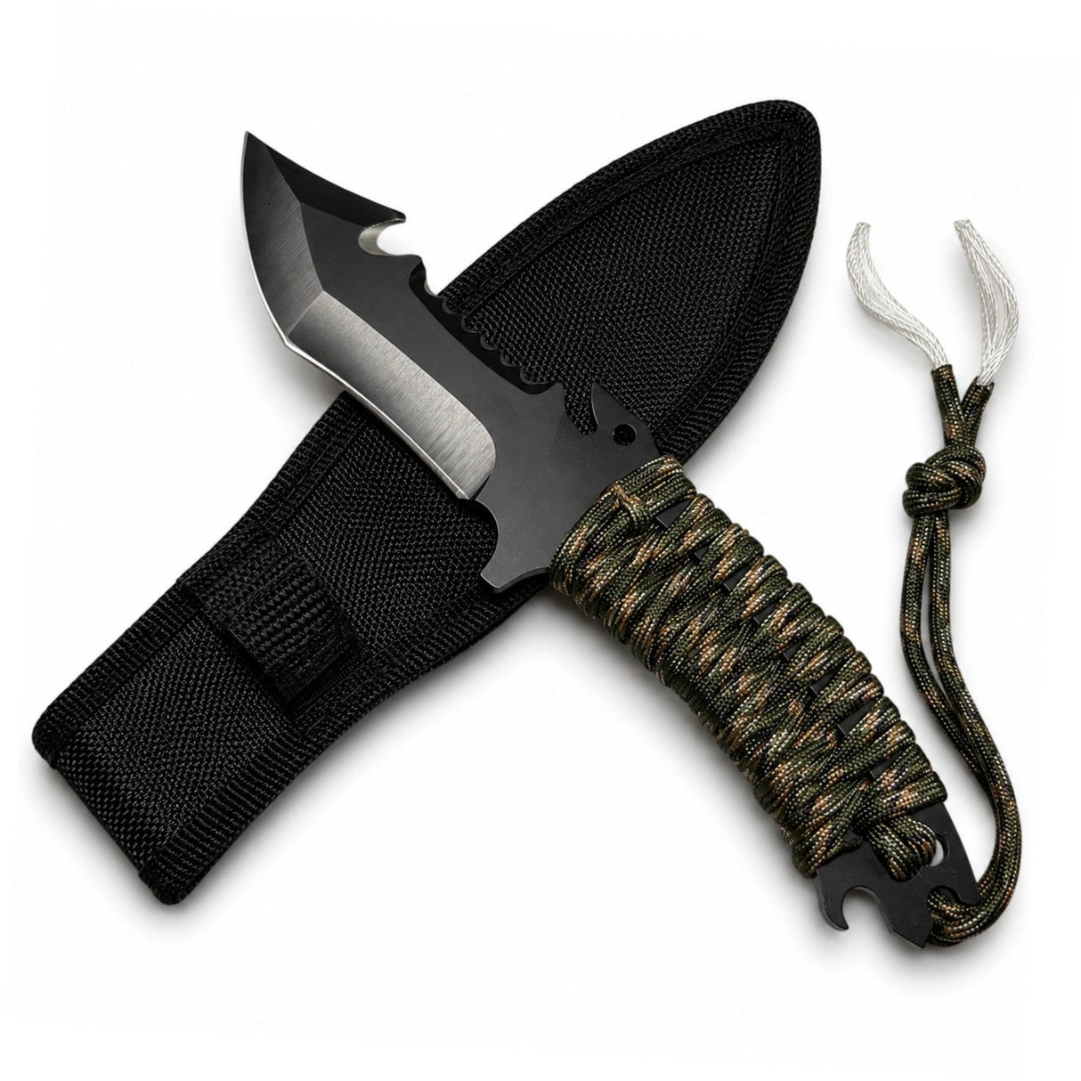 8.7" Tactical Fixed Blade Survival Knife Fixed Blade Knife Super Supplys Inc