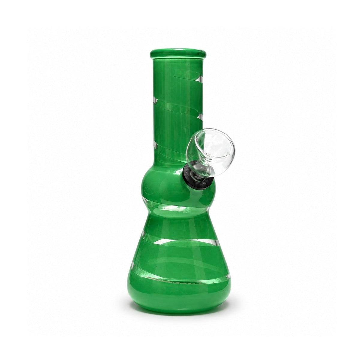 6" Candy Swirl Mini Water Pipe Glass Bong Super Supplys Inc Green