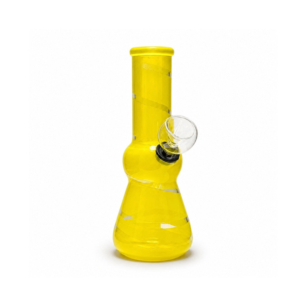 6" Candy Swirl Mini Water Pipe Glass Bong Super Supplys Inc Yellow