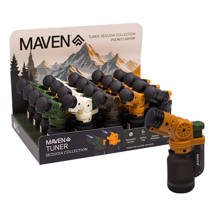 Maven | Tuner Sequoia Collection Lighter Display of 20 Torch Maple Craft Inc