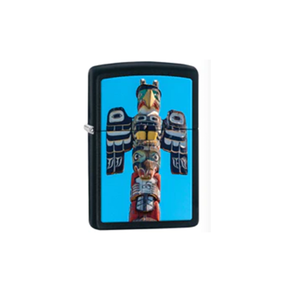 Zippo 218 - 078233 Tall Totem Pole Zippo Lighter ONE