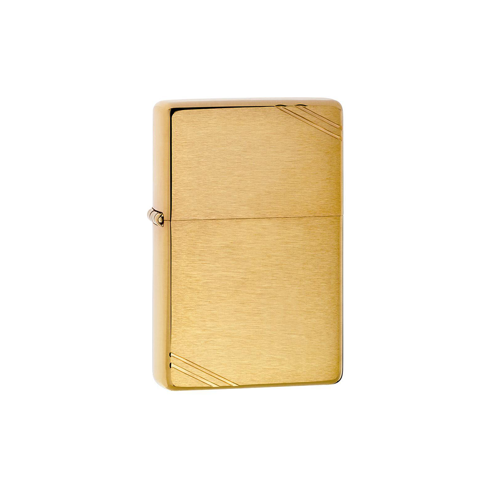 Zippo 240 Vintage BR Fin Brass Zippo Lighter ONE