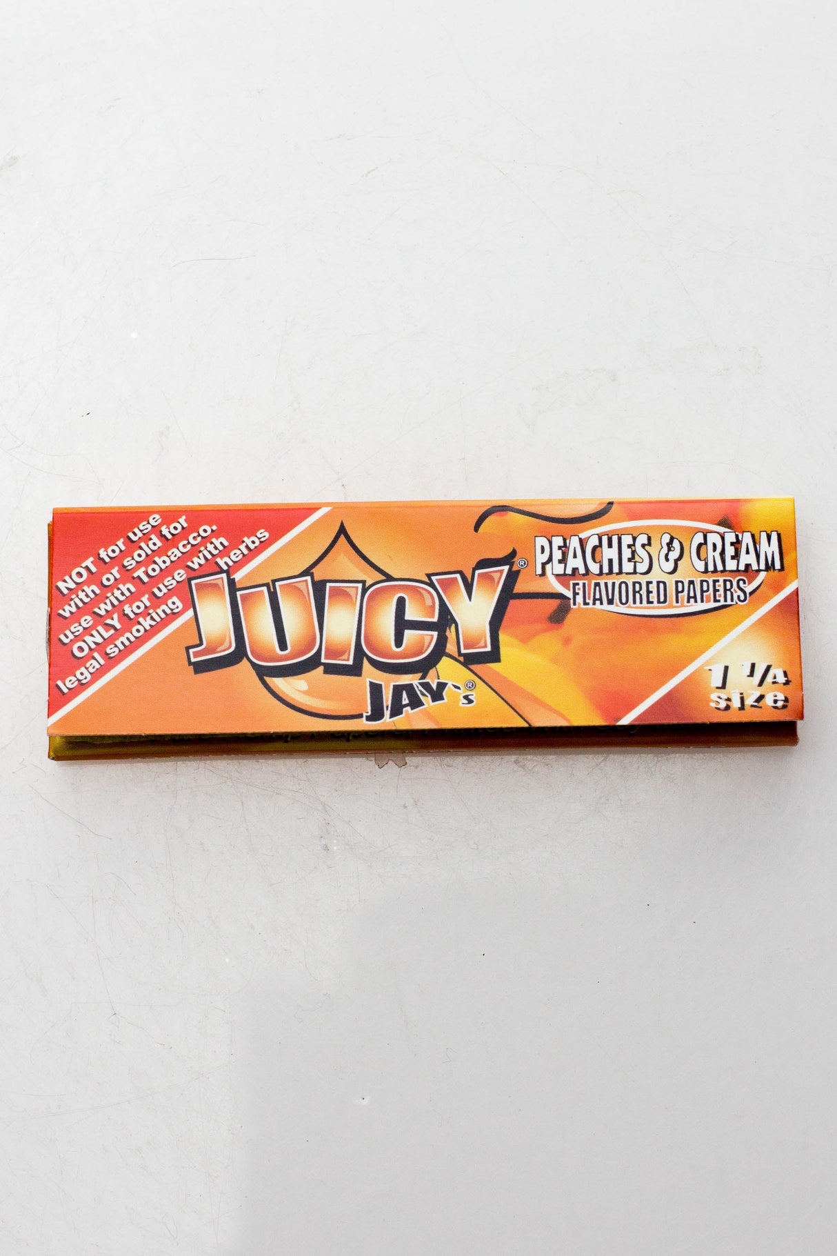 Juicy Jay’s Rolling Papers 1 - 1/4" Size ONE Peach & Cream