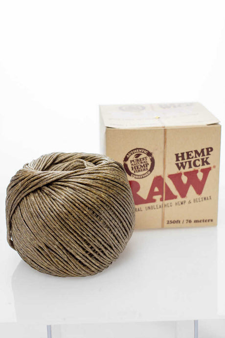 Raw Hemp Wick Single Pack ONE Large / 250 ft