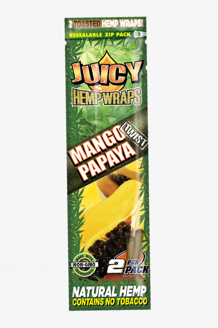 Juicy Jay's Hemp Wraps Leaf Wrap ONE Mango Papaya