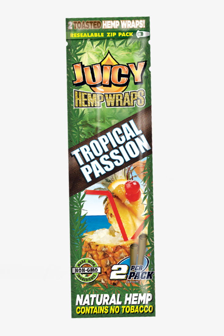 Juicy Jay's Hemp Wraps Leaf Wrap ONE Tropical Passion