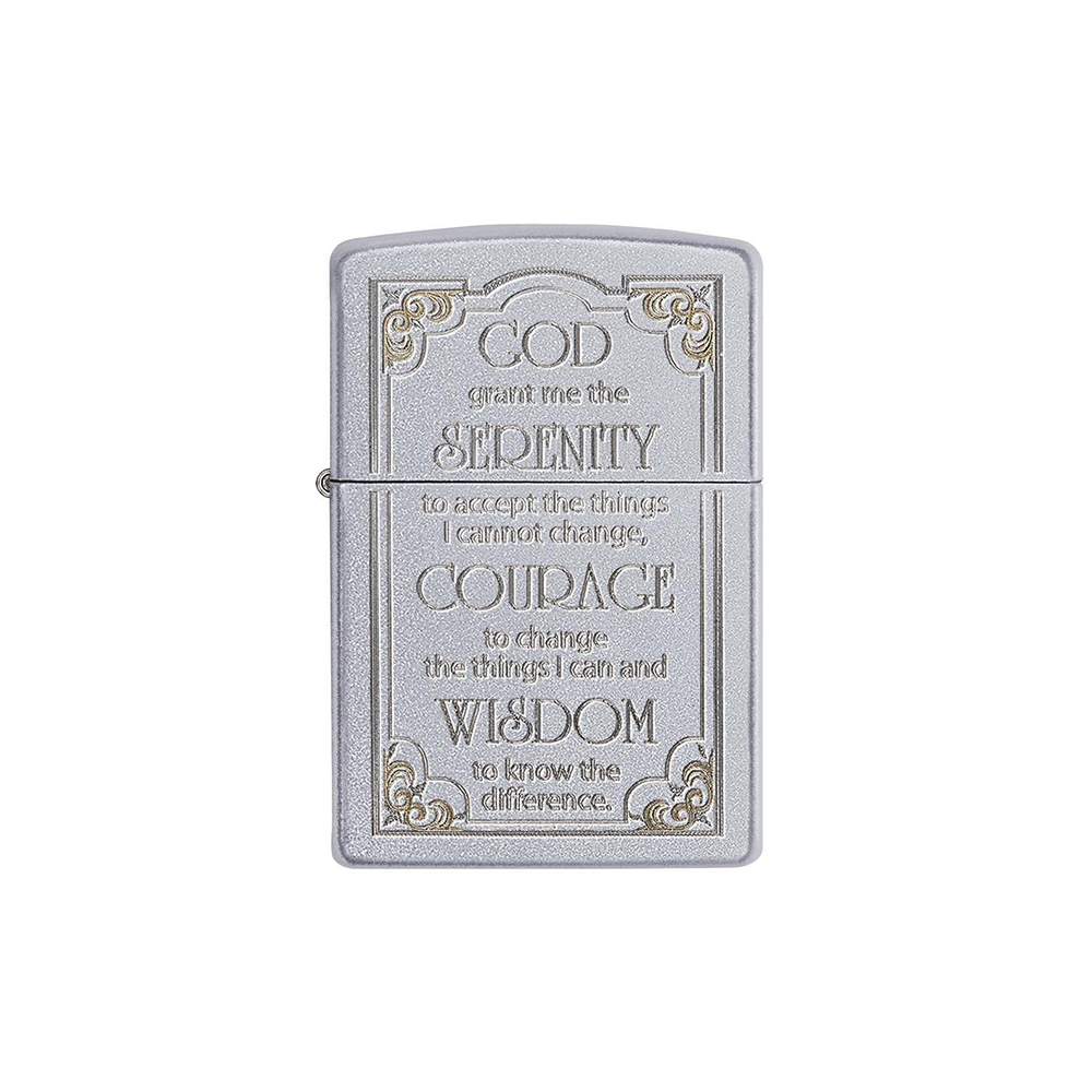 Zippo 28458 Serenity Prayer Crest · Emblem · Military ONE