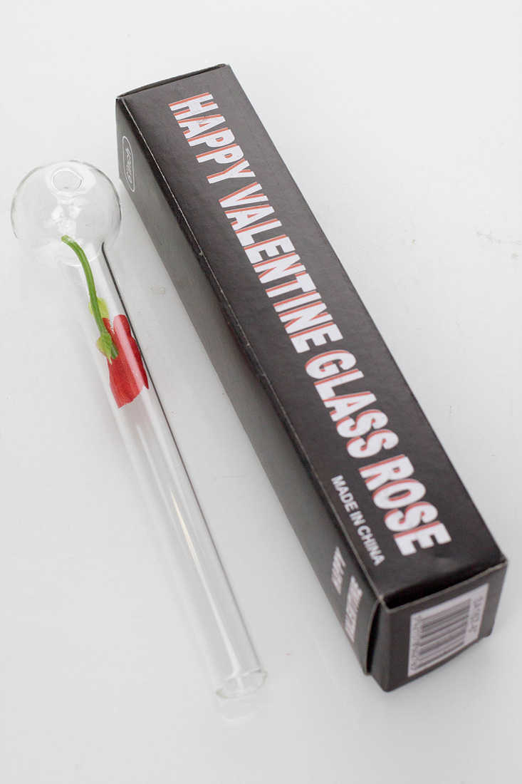 Happy valentine love rose Oil burner pipe Oil Burner ONE