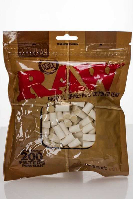 Raw Regular Natural Unrefined Cotton Filter Tips Filter Tip ONE