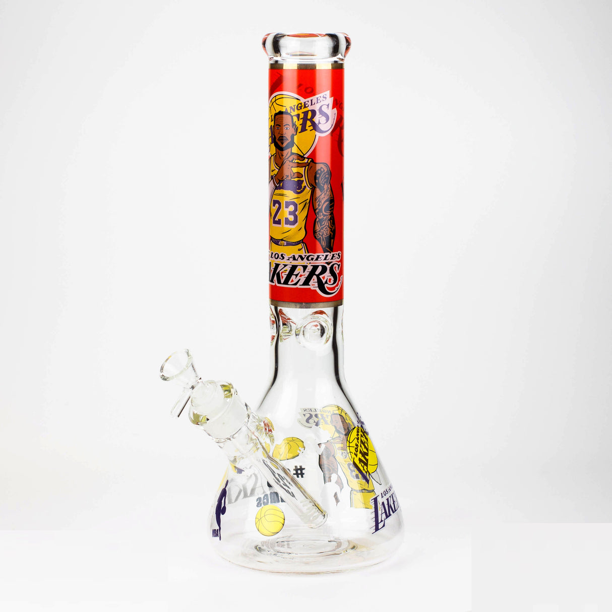 14" Legendary Basketball Player 7mm Glass Bong JJ Distribution #23