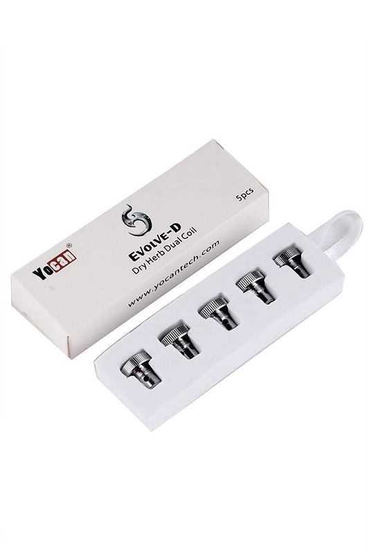 Yocan | Evolve-D Dry Herb Dual Coil x5 Count Pack 510 Battery BB Canada
