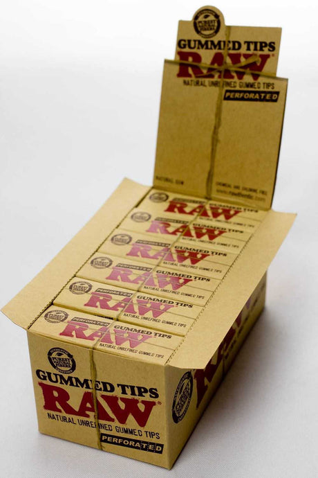 Raw Natural undefined gummed tips Filter Tip ONE