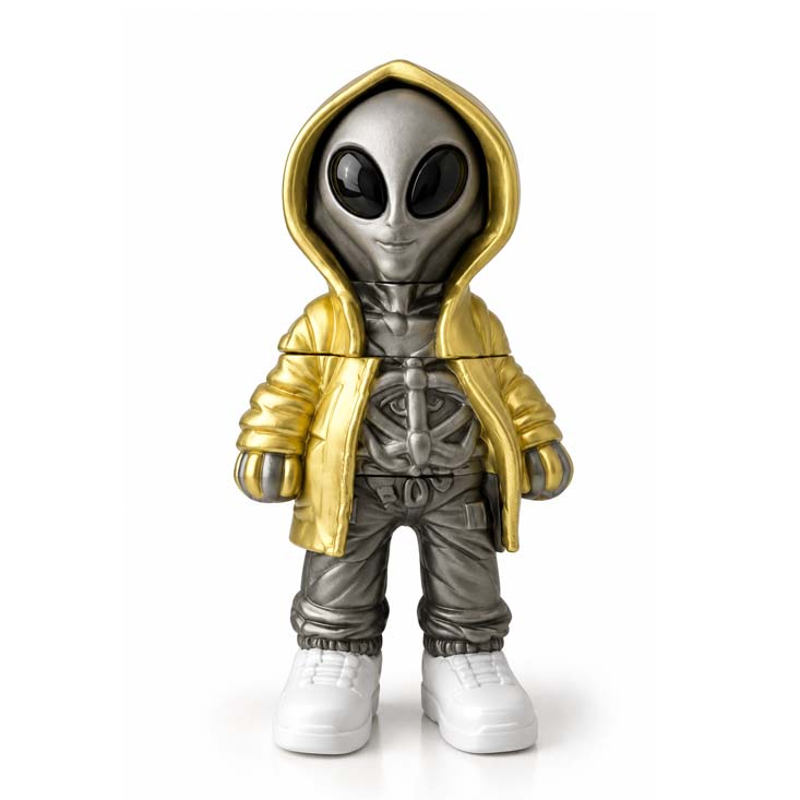 17cm Alien Figure 4-Part Grinder – 37mm Grinder | 6 PCS Display Display Pack Super Supplys Inc