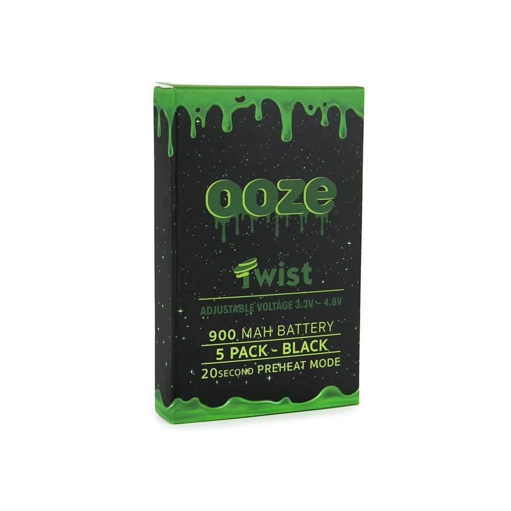 Ooze | 900 Twist Battery - 5 Pack 510 Battery Cannatron