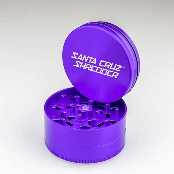 SANTA CRUZ SHREDDER | Large 2-piece Shredder Regular Grinder Cannatron Purple